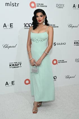 March 15, 2026, Los Angeles, California, USA: 15 March 2026 - West Hollywood, California - VALENTINA at the 34th Annual Elton John AIDS Foundation Academy Awards Viewing Party held at West Hollywood Park Los Angeles USA  - ZUMAs247 20260315_zmp_s247_058 Copyright: xCharliexSteffensx