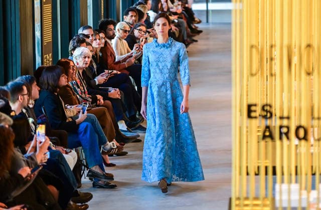March 16, 2026, Madrid, Madrid, SPAIN: Models walk the runway during the Devota & Lomba Fall Winter 2026 2027 fashion show as part of Madrid es Moda at Casa de la Arquitectura on in Madrid Madrid SPAIN - ZUMAz108 20260316_znp_z108_077 Copyright: xRichardxZubelzux