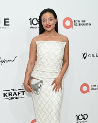 March 15, 2026, Los Angeles, California, USA: 15 March 2026 - West Hollywood, California - SARAH JEFFERY at the 34th Annual Elton John AIDS Foundation Academy Awards Viewing Party held at West Hollywood Park Los Angeles USA  - ZUMAs247 20260315_zmp_s247_067 Copyright: xCharliexSteffensx