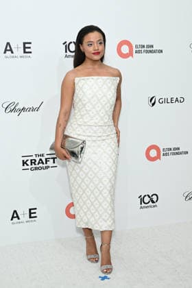 March 15, 2026, Los Angeles, California, USA: 15 March 2026 - West Hollywood, California - SARAH JEFFERY at the 34th Annual Elton John AIDS Foundation Academy Awards Viewing Party held at West Hollywood Park Los Angeles USA - ZUMAs247 20260315_zmp_s247_066 Copyright: xCharliexSteffensx