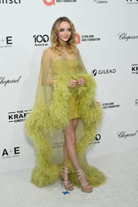 March 15, 2026, Los Angeles, California, USA: 15 March 2026 - West Hollywood, California - MADELEINE ARTHUR at the 34th Annual Elton John AIDS Foundation Academy Awards Viewing Party held at West Hollywood Park Los Angeles USA - ZUMAs247 20260315_zmp_s247_069 Copyright: xCharliexSteffensx