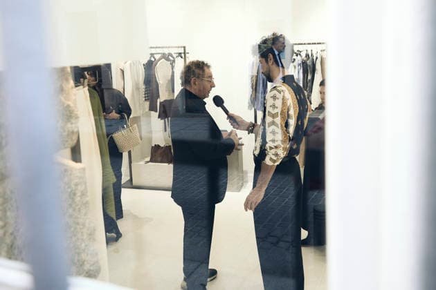 Roberto Verino presents his new collection at OMODA Madrid es Moda The designer Roberto Verino makes a static presentation of his spring summer collection 2026, at the Monbull Corner, on March 16, 2026, in Madrid Spain The designer Roberto Verino has presented his new collection spring summer 2026 at OMODA Madrid es Moda 16 MARCH 2026 FASHION MADRID FASHION WEEK MFW ROBERTO VERINO MADRID ES MODA Jesús Hellí Madrid Madrid Spain  Copyright: xJesusxHellinx 7371858