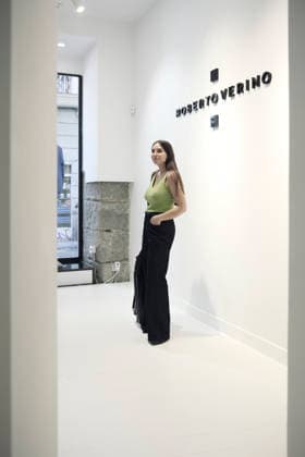 Roberto Verino presents his new collection at OMODA Madrid es Moda Static presentation of the spring summer 2026 collection by designer Roberto Verino, at the Monbull Corner, on March 16, 2026, in Madrid Spain Designer Roberto Verino presented his new spring summer 2026 collection at OMODA Madrid es Moda 16 MARCH 2026 MODA MADRID FASHION WEEK MFW ROBERTO VERINO MADRID ES MODA Jesús Hellí Madrid Madrid Espana  Copyright: xJesusxHellinx 7371882
