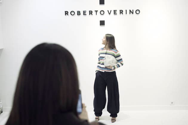 Roberto Verino presents his new collection at OMODA Madrid es Moda Static presentation of the spring summer 2026 collection by designer Roberto Verino, at the Monbull Corner, on March 16, 2026, in Madrid Spain Designer Roberto Verino presented his new spring summer 2026 collection at OMODA Madrid es Moda 16 MARCH 2026 MODA MADRID FASHION WEEK MFW ROBERTO VERINO MADRID ES MODA Jesús Hellí Madrid Madrid Espana  Copyright: xJesusxHellinx 7371892