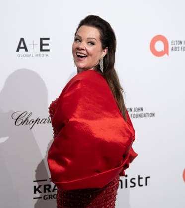 34th Annual Elton John AIDS Foundation Academy Awards Viewing Party Melissa McCarthy arrives on the red carpet of the 34th Annual Elton John AIDS Foundation Academy Awards Viewing Party at West Hollywood Park in Hollywood California on March 15, 2026. (Contributing Photographer, Connor Terry) West Hollywood California United States Copyright: xConnorxTerry imageSPACEx
