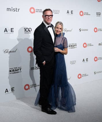 34th Annual Elton John AIDS Foundation Academy Awards Viewing Party Matthew Lillard and Heather Helm arrive on the red carpet of the 34th Annual Elton John AIDS Foundation Academy Awards Viewing Party at West Hollywood Park in Hollywood California on March 15, 2026. (Contributing Photographer, Connor Terry) West Hollywood California United States Copyright: xConnorxTerry imageSPACEx