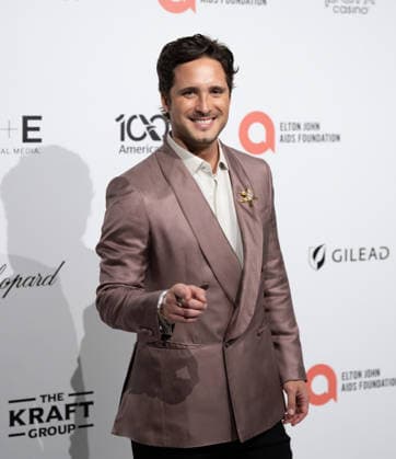 34th Annual Elton John AIDS Foundation Academy Awards Viewing Party Diego Boneta arrives on the red carpet of the 34th Annual Elton John AIDS Foundation Academy Awards Viewing Party at West Hollywood Park in Hollywood California on March 15, 2026. (Contributing Photographer, Connor Terry) West Hollywood California United States Copyright: xConnorxTerry imageSPACEx