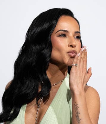 34th Annual Elton John AIDS Foundation Academy Awards Viewing Party Becky G arrives on the red carpet of the 34th Annual Elton John AIDS Foundation Academy Awards Viewing Party at West Hollywood Park in Hollywood California on March 15, 2026. (Contributing Photographer, Connor Terry) West Hollywood California United States Copyright: xConnorxTerry imageSPACEx