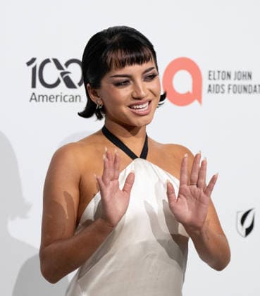 34th Annual Elton John AIDS Foundation Academy Awards Viewing Party Isabela Merced arrives on the red carpet of the 34th Annual Elton John AIDS Foundation Academy Awards Viewing Party at West Hollywood Park in Hollywood California on March 15, 2026. (Contributing Photographer, Connor Terry) West Hollywood California United States Copyright: xConnorxTerry imageSPACEx