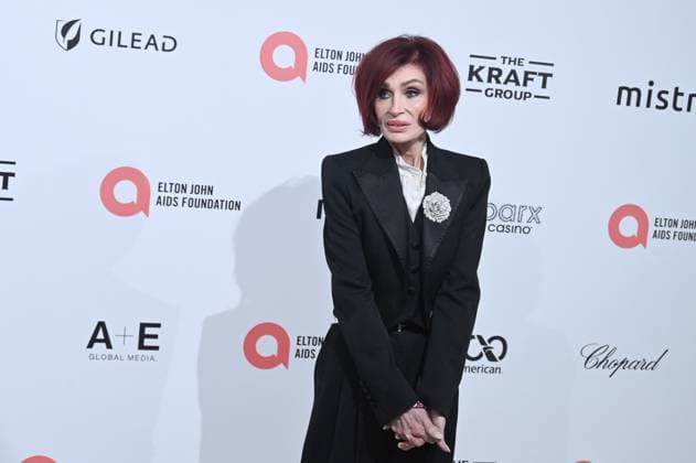 Sharon Osbourne at arrivals for 34th Annual Elton John AIDS Foundation Academy Awards Viewing Party, West Hollywood Park, Los Angeles, CA, March 15, 2026. Photo By: Michael Mattes Everett Collection 34th Annual Elton John AIDS Foundation Academy Awards Viewing Party PUBLICATIONXNOTxINxCANxCHNxFRAxITAxJPNxNORxPOLxRUSxESPxUKxUSA