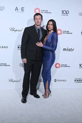 Dua Lipa, Callum Turner at arrivals for 34th Annual Elton John AIDS Foundation Academy Awards Viewing Party, West Hollywood Park, Los Angeles, CA, March 15, 2026. Photo By: Michael Mattes Everett Collection 34th Annual Elton John AIDS Foundation Academy Awards Viewing Party PUBLICATIONXNOTxINxCANxCHNxFRAxITAxJPNxNORxPOLxRUSxESPxUKxUSA