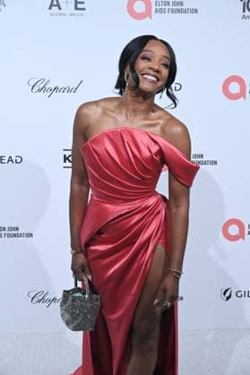 Tiffany Haddish at arrivals for 34th Annual Elton John AIDS Foundation Academy Awards Viewing Party, West Hollywood Park, Los Angeles, CA, March 15, 2026. Photo By: Michael Mattes Everett Collection 34th Annual Elton John AIDS Foundation Academy Awards Viewing Party PUBLICATIONXNOTxINxCANxCHNxFRAxITAxJPNxNORxPOLxRUSxESPxUKxUSA