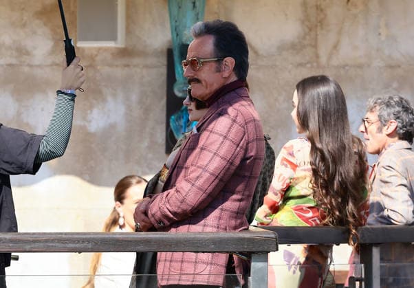 The second season of the TV series The Studio , created by and starring Seth Rogen, has begun filming in Venice. Pictured: Bryan Cranston  Copyright: xMatteoxChinellatox xipa-agency.netx xipa-agency.netx xMatteoxChinellatox IPA_Agency_IPA73003970