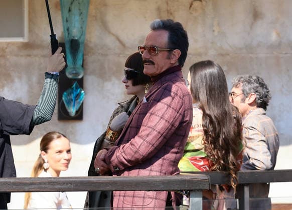The second season of the TV series The Studio , created by and starring Seth Rogen, has begun filming in Venice. Pictured: Bryan Cranston, Kathryn Hahn  Copyright: xMatteoxChinellatox xipa-agency.netx xipa-agency.netx xMatteoxChinellatox IPA_Agency_IPA73003979