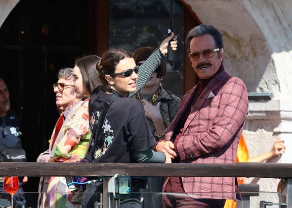 The second season of the TV series The Studio , created by and starring Seth Rogen, has begun filming in Venice. Pictured: Bryan Cranston, Kathryn Hahn  Copyright: xMatteoxChinellatox xipa-agency.netx xipa-agency.netx xMatteoxChinellatox IPA_Agency_IPA73003994