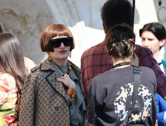 The second season of the TV series The Studio , created by and starring Seth Rogen, has begun filming in Venice. Pictured: Kathryn Hahn  Copyright: xMatteoxChinellatox xipa-agency.netx xipa-agency.netx xMatteoxChinellatox IPA_Agency_IPA73003996