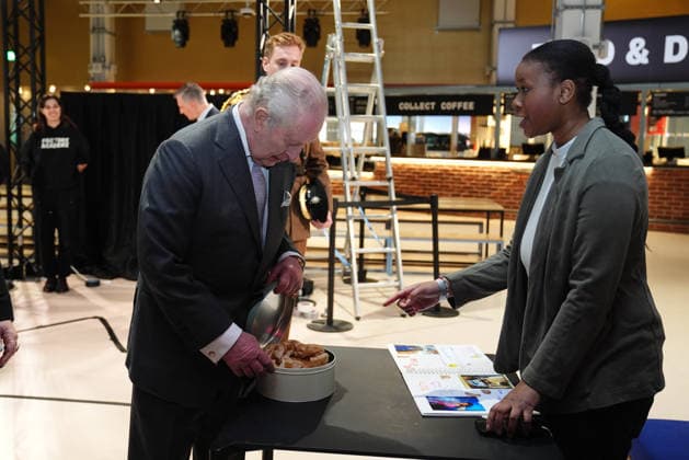 . 16 03 2026. Manchester, United Kingdom. King Charles III during a visit to Aviva Studios, in Manchester, United Kingdom .  xPoolx xi-Imagesx IIM-26639-0012