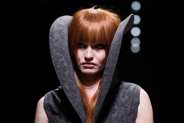 RUSSIA, MOSCOW - MARCH 16, 2026: A model showcases creations during a runway show for Capparel as part of the 6th Moscow Fashion Week at the Manege Central Exhibition Hall (Moscow Manege). Arina Antonova TASS  90145005