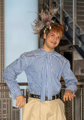 March 16, 2026, New York, New York, USA: JULIO TORRES visits the Empire State Building in New York for a photo opportunity to celebrate his upcoming HBO special, Color Theories. 16 March 2026 New York USA - ZUMAa265 20260316_zep_a265_006 Copyright: xEricxAcquayex