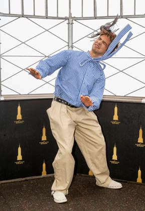 March 16, 2026, New York, New York, USA: JULIO TORRES visits the Empire State Building in New York for a photo opportunity to celebrate his upcoming HBO special, Color Theories. 16 March 2026 New York USA  - ZUMAa265 20260316_zep_a265_014 Copyright: xEricxAcquayex