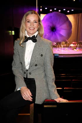 Kim-Sarah Brandts bei der Premiere vom Literatur-Konzert Sabine Kaack & United Baroque - Der Geist der Mirabelle im Ohnsorg Theater. Hamburg, 16.03.2026