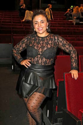 Susianna Kentikian bei der Premiere vom Literatur-Konzert Sabine Kaack & United Baroque - Der Geist der Mirabelle im Ohnsorg Theater. Hamburg, 16.03.2026