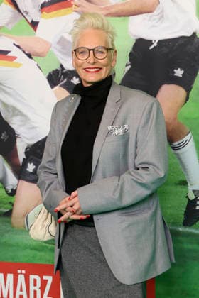 Bärbel Schäfer bei der Premiere des Dokumentarfilms Ein Sommer in Italien - WM 1990 im Mathäser Filmpalast. München, 16.03.2026