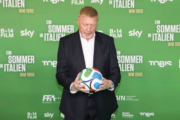 Boris Becker bei der Premiere des Dokumentarfilms Ein Sommer in Italien - WM 1990 im Mathäser Filmpalast. München, 16.03.2026