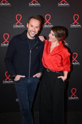 Sidaction 2026 Launch Party - Paris French journalist Damien Thevenot and Melanie Taravant during the Sidaction 2026 launch party at the Lido in Paris on March 16, 2026. Photo by Tomas Stevens ABACAPRESS.COM Paris France  Copyright: xStevensxTomas ABACAx