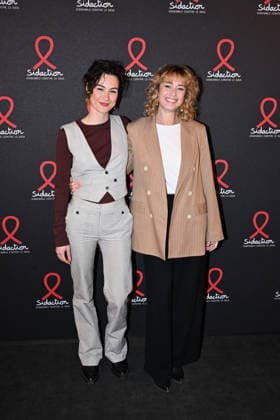 Sidaction 2026 Launch Party - Paris Ilona Bachelier and Emmanuelle Bouaziz during the Sidaction 2026 launch party at the Lido in Paris on March 16, 2026. Photo by Tomas Stevens ABACAPRESS.COM Paris France  Copyright: xStevensxTomas ABACAx