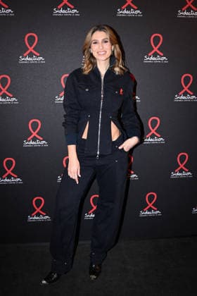 Sidaction 2026 Launch Party - Paris French television host Laury Thilleman during the Sidaction 2026 launch party at the Lido in Paris on March 16, 2026. Photo by Tomas Stevens ABACAPRESS.COM Paris France  Copyright: xStevensxTomas ABACAx