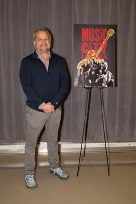 March 16, 2026, New York, New York, USA: PETER ZINN poses for a photo at Ripley Grier Studios in New York to celebrate the Off-Broadway Musical, Music City. 16 March 2026. New York USA - ZUMAa265 20260316_zep_a265_033 Copyright: xEricxAcquayex