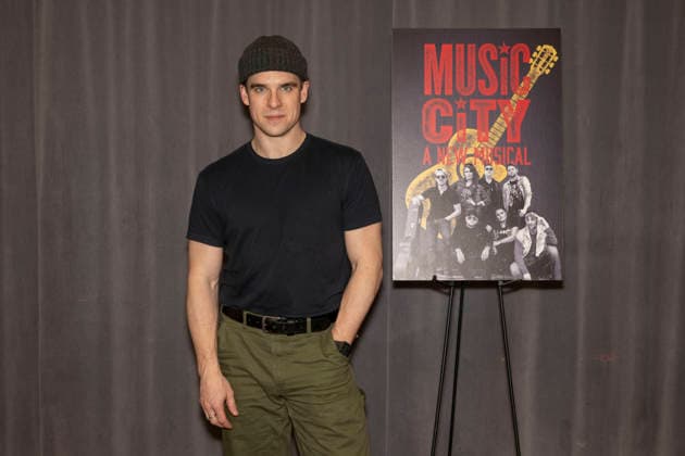 March 16, 2026, New York, New York, USA: STEPHEN MICHAEL SPENCER poses for a photo at Ripley Grier Studios in New York to celebrate the Off-Broadway Musical, Music City. 16 March 2026. New York USA - ZUMAa265 20260316_zep_a265_037 Copyright: xEricxAcquayex