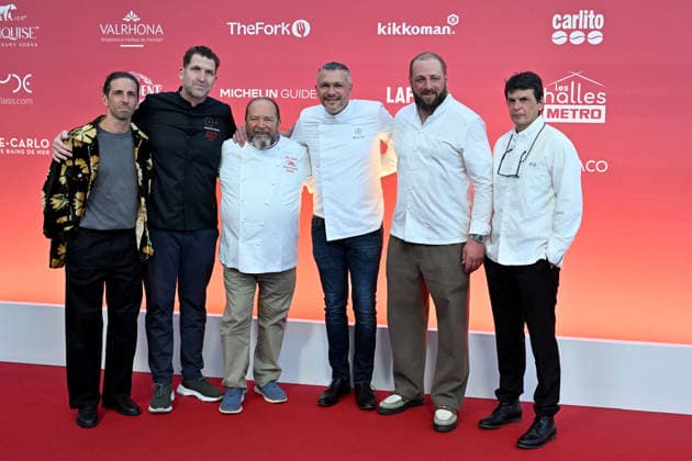 Les chefs Alexandre Mazzia, Gilles Goujon, Glenn Viel 2026 Michelin Star Awards Ceremony at the Grimaldi Forum in Monaco on March 16, 2026 1 star, 7 new 2 stars and 1 new 3 star for the 2026 edition Bruno Bebert Bestimage Michelin Star Awards Ceremony 2026 at the Grimaldi Forum in Monaco on March 16, 2026 Monaco Monaco Monaco  Copyright: xBrunoxBebertx xBestimagexBrunoxBebertx xBestimagex