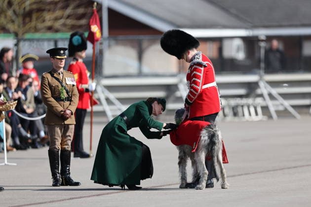 . 17 03 2026. Aldershot , United Kingdom. Kate Middleton, the Princess of Wales, at the Irish Guards at St.Patrick s Day Parade in Aldershot, United Kingdom.  xStephenxLockx xi-Imagesx IIM-26638-0012
