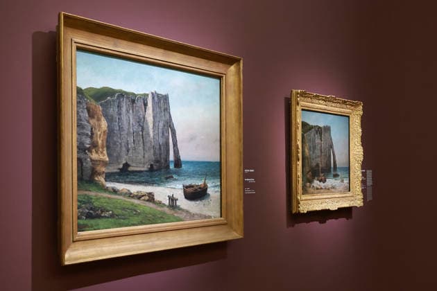 17.03.2026, DEU, Monets Kueste - Die Entdeckung von ƒtretat. Das Staedel Museum praesentiert vom 19. März bis 5. Juli 2026 eine große Ausstellung ueber die kuenstlerische Entdeckung des einstigen Fischerdorfes und seinen Einfluss auf die Malerei der Moderne. In Frankfurt sind rund 170 herausragende Gemäaede, Zeichnungen, Fotografien und historische Dokumente aus fuehrenden franzoesischen, deutschen und weiteren internationalen Museen sowie aus Privatsammlungen zu sehen, darunter 24 Werke von Claude Monet.