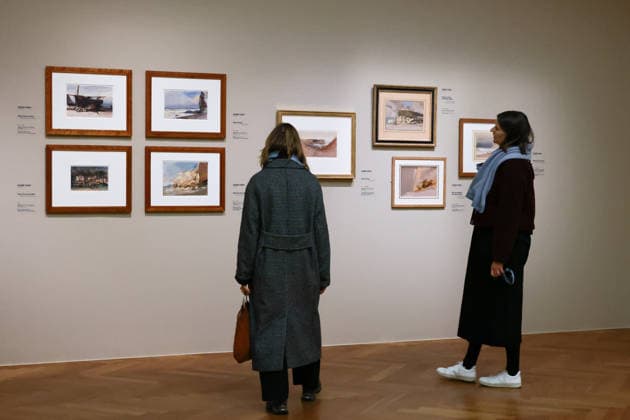 17.03.2026, DEU, Monets Kueste - Die Entdeckung von ƒtretat. Das Staedel Museum praesentiert vom 19. März bis 5. Juli 2026 eine große Ausstellung ueber die kuenstlerische Entdeckung des einstigen Fischerdorfes und seinen Einfluss auf die Malerei der Moderne. In Frankfurt sind rund 170 herausragende Gemäaede, Zeichnungen, Fotografien und historische Dokumente aus fuehrenden franzoesischen, deutschen und weiteren internationalen Museen sowie aus Privatsammlungen zu sehen, darunter 24 Werke von Claude Monet.