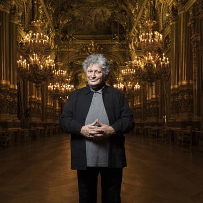 Portrait of Rene Jacobs at the Opera Garnier 01 02 2019 Philippe Matsas Leextra via opale.photo RECORD DATE NOT STATED