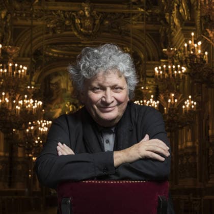Portrait of Rene Jacobs at the Opera Garnier 01 02 2019 Philippe Matsas Leextra via opale.photo RECORD DATE NOT STATED