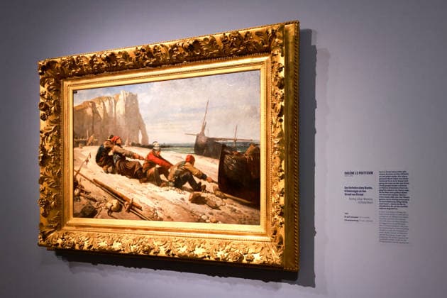 17.03.2026, DEU, Monets Kueste - Die Entdeckung von ƒtretat. Das Staedel Museum praesentiert vom 19. März bis 5. Juli 2026 eine große Ausstellung ueber die kuenstlerische Entdeckung des einstigen Fischerdorfes und seinen Einfluss auf die Malerei der Moderne. In Frankfurt sind rund 170 herausragende Gemäaede, Zeichnungen, Fotografien und historische Dokumente aus fuehrenden franzoesischen, deutschen und weiteren internationalen Museen sowie aus Privatsammlungen zu sehen, darunter 24 Werke von Claude Monet.