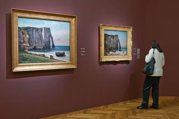 17.03.2026, DEU, Monets Kueste - Die Entdeckung von ƒtretat. Das Staedel Museum praesentiert vom 19. März bis 5. Juli 2026 eine große Ausstellung ueber die kuenstlerische Entdeckung des einstigen Fischerdorfes und seinen Einfluss auf die Malerei der Moderne. In Frankfurt sind rund 170 herausragende Gemäaede, Zeichnungen, Fotografien und historische Dokumente aus fuehrenden franzoesischen, deutschen und weiteren internationalen Museen sowie aus Privatsammlungen zu sehen, darunter 24 Werke von Claude Monet.
