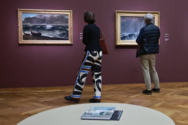 17.03.2026, DEU, Monets Kueste - Die Entdeckung von ƒtretat. Das Staedel Museum praesentiert vom 19. März bis 5. Juli 2026 eine große Ausstellung ueber die kuenstlerische Entdeckung des einstigen Fischerdorfes und seinen Einfluss auf die Malerei der Moderne. In Frankfurt sind rund 170 herausragende Gemäaede, Zeichnungen, Fotografien und historische Dokumente aus fuehrenden franzoesischen, deutschen und weiteren internationalen Museen sowie aus Privatsammlungen zu sehen, darunter 24 Werke von Claude Monet.