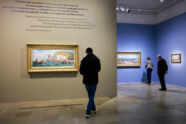 17.03.2026, DEU, Monets Kueste - Die Entdeckung von ƒtretat. Das Staedel Museum praesentiert vom 19. März bis 5. Juli 2026 eine große Ausstellung ueber die kuenstlerische Entdeckung des einstigen Fischerdorfes und seinen Einfluss auf die Malerei der Moderne. In Frankfurt sind rund 170 herausragende Gemäaede, Zeichnungen, Fotografien und historische Dokumente aus fuehrenden franzoesischen, deutschen und weiteren internationalen Museen sowie aus Privatsammlungen zu sehen, darunter 24 Werke von Claude Monet.