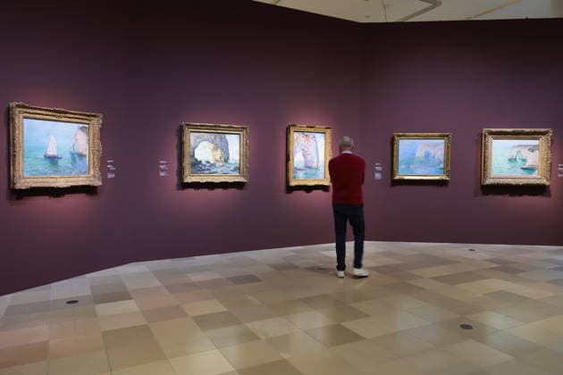 17.03.2026, DEU, Monets Kueste - Die Entdeckung von ƒtretat. Das Staedel Museum praesentiert vom 19. März bis 5. Juli 2026 eine große Ausstellung ueber die kuenstlerische Entdeckung des einstigen Fischerdorfes und seinen Einfluss auf die Malerei der Moderne. In Frankfurt sind rund 170 herausragende Gemäaede, Zeichnungen, Fotografien und historische Dokumente aus fuehrenden franzoesischen, deutschen und weiteren internationalen Museen sowie aus Privatsammlungen zu sehen, darunter 24 Werke von Claude Monet.
