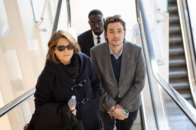 Trial of Alain Delon s children - Paris AJ Alain-Fabien Delon pictured during trial of Famous French actor Alain Delon s sons sued for defamation by their sister Anouchka Delon at the Tribunal de Paris courthouse in Paris, France on March 17 2026. Photo by Alexis Jumeau ABACAPRESS.COM Paris France  Copyright: xJumeauxAlexis ABACAx
