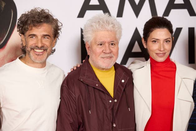 March 17, 2026, Madrid, Madrid, Spain: PEDRO ALMODoVAR, BoÂRBARA LENNIE, LEONARDO SBARAGLIA attend the Ã¢â‚¬ËœAmarga NavidadÃ¢â‚¬â ¢ (Bitter Christmas) photocall Madrid Spain - ZUMAc260 20260317_zep_c260_058 Copyright: xMikexChicorrox