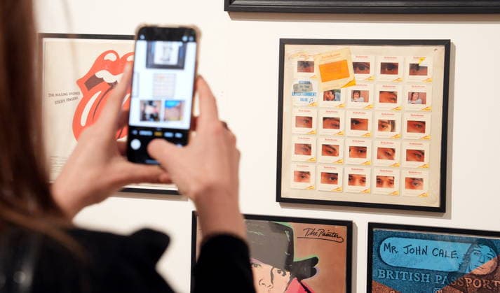 Milan, Preview of the exhibition Andy Warhol, Passage to Italy 1975 - 1987 at the Galleria Credit Agricole, Refettorio delle Stelline in Corso Magenta, 59  Copyright: xDuilioxPiaggesix xipa-agency.netx xDuilioxPiaggesix IPA_Agency_IPA73031806