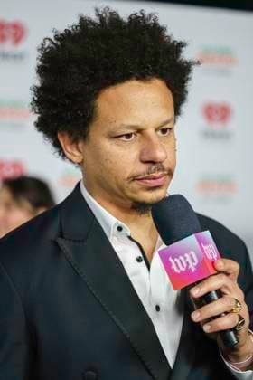 March 16, 2026: Austin, Texas. 2026 IHeartPodcast Awards, Hosts, Presenters, and Guest attendees arrive at the red carpet. Eric Andro , comedian and host, speaks with the press.  - ZUMAda1_ 20260316_zap_da1_035 Copyright: xSandraxDahdahx
