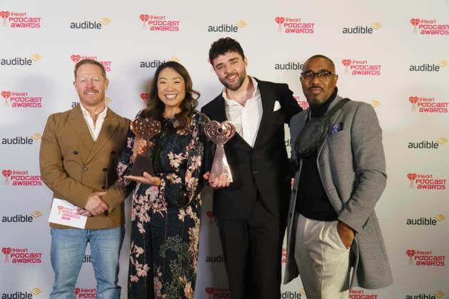 March 16, 2026: Austin, Texas. 2026 IHeartPodcast Awards, winners pose with their awards. Jody Tovay - Wisecrack , Best Crime. - ZUMAda1_ 20260316_zap_da1_033 Copyright: xSandraxDahdahx
