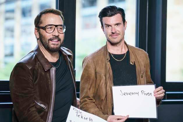 March 16, 2026: Austin, Texas. 2026 IHeartPodcast Awards, Hosts, Presenters, and Guest attendees arrive at the red carpet. (L-R) Jeremy Piven and Kyle Tekiela.  - ZUMAda1_ 20260316_zap_da1_046 Copyright: xSandraxDahdahx